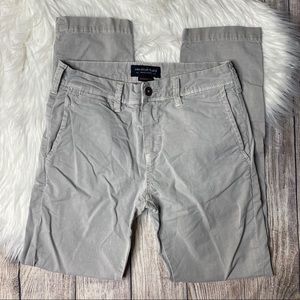 American Eagle Men's Slim 26x30 Grey Pants